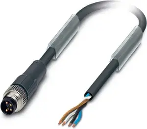 Lapp AB-C4-M8MS-10,0PUR Fieldbus Connection Cable, 4-Pin, M8 Straight Plug, 10m