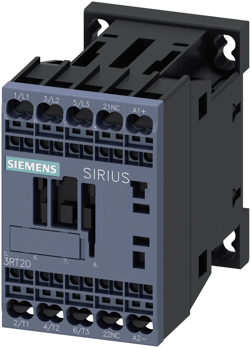 Siemens Dzelzceļa kontaktors 3RT2016-2XB42-0LA2, AC-3 4kW