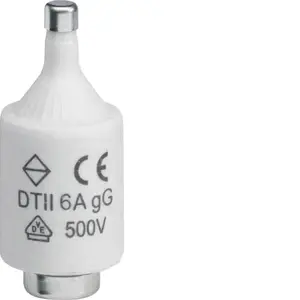 Hager LE2706 DII gG Fuse Link 6A 500V