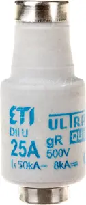 Eti-Polam DII gR Fuse Link 25A 500V E27