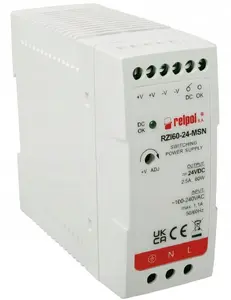 Импульсный модульный блок питания Relpol RZI60-12-MN 90-264В AC на 12В DC 4.5А 54Вт