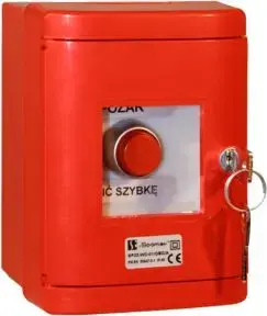 Spamel SP22-KC-01 Control Pushbutton 22mm Red Momentary 1NC