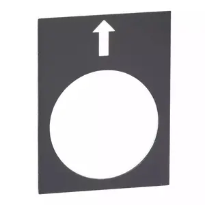 Schneider Electric ZB2BY2910 Legend Plate for XACB and XACM Series, Left/Slow