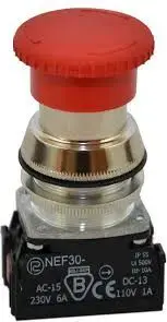 Кнопка аварийной остановки Promet W0-NEF30-DRP 2Y C 30 мм 2R