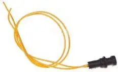 Simet 5mm dzeltena signāllampa