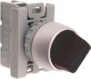 Spamel SP22-P.CZ-10 Control Pushbutton 22mm Black 1NO Non-Illuminated Maintained