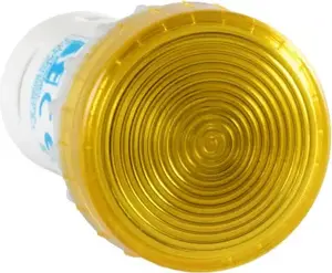 Spamel PK22-LG-24-LED AC/DC Compact LED Indicator Light, Yellow, 24V AC/DC