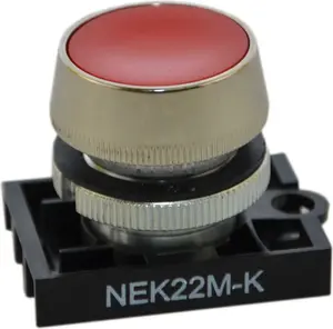 Promet W0-N-NEK22M-K C Red Push Button Actuator 22mm IP55 Momentary