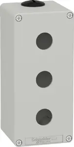 Schneider Electric Harmony XAP Empty Control Station, 6 Cut-outs, Grey