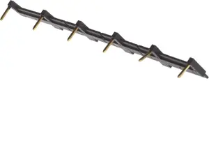Relpol ZGGZ4-2 6-pin comb connector 10A 250V for GZT2, GZT3, GZT4, GZM2, GZM3, GZM5 sockets