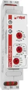 Relpol RPC-1IP-UNI Time Relay 1P 1s-10d 12-240V AC/DC Cyclic Operation