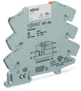 Wago 857-304 JUMPFLEX Isolation Relay 24V DC 10mA 1P
