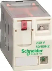 Schneider Electric Zelio RXM Miniature Plug-in Relay, 3 Changeover Contacts, 230V AC, LED