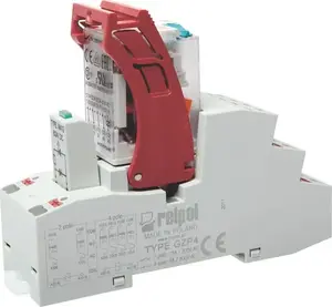 Relpol PIR4-024DC-M41G-PS-2014 Interface Relay with Push-in Terminals 24V DC