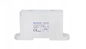 Ergom ZJUN-240 1-pole DIN rail terminal block, 240mm2, grey