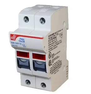 MOREK PMX 2P Fuse Disconnector for 10x38 Fuses, 1000V DC, 32A, PV Installation with Signaling