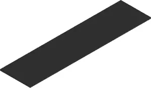 Baks SBR Vibration Isolation Rubber Pad 150x500 mm