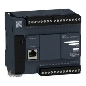 Программируемый логический контроллер Schneider Electric Modicon M221 TM221C24T с 24 входами/выходами PNP