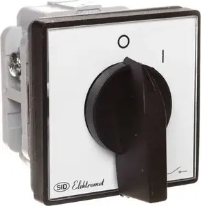 Elektromet 921652 Cam Switch 0-1 1P 16A Surface Mounted without Front Plate