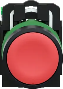 Schneider Electric Harmony XB5R Wireless and Batteryless Pushbutton Head with Transmitter, Red Plastic, ZB5RTA4