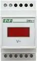 Цифровой модульный однофазный вольтметр F&F DMV-1 100-300В AC, точность 1%