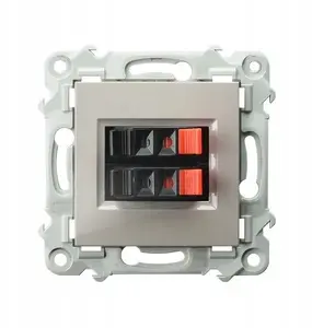Ospel SZAFIR GG-2Z/m/83 Double Speaker Socket, Cashmere Beige