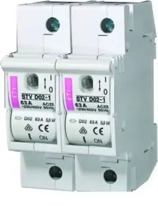 Eti-Polam STV D02 Fuse Disconnector 1P+N 63A