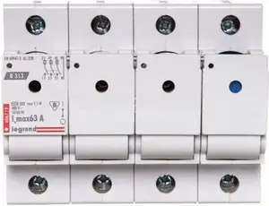 Разъединитель предохранителей Legrand D02 3P+N 63A R313 MAKS