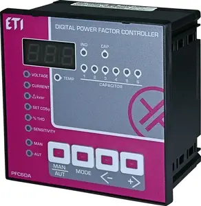 Eti-Polam CP PFC 6 DA Power Factor Controller, 6-Step