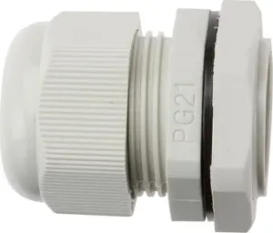 Ergom PG21 Polyamide Cable Gland IP68 Grey DP 21/H