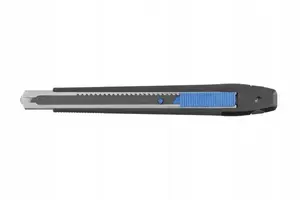 Högert Technik HT4C628 Snap-off Blade Utility Knife 9 mm with Plastic Body and Clip