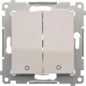 Kontakt-Simon Simon 54 Double Pole Double Switch Module 16AX 250V White
