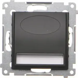 Kontakt-Simon Simon 54 LED Lighting Fixture 230V AC 1.1W 3100K Warm White Matte Black