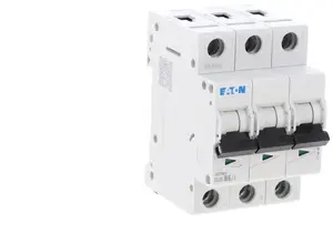 Автоматический выключатель Eaton FAZ6-B5/3 3P 5A характеристика B 6кА