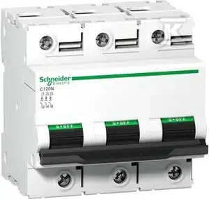 Автоматический выключатель Schneider Electric C120N, 3 полюса, 80А, характеристика B