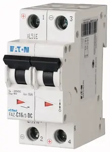 Автоматический выключатель Eaton FAZ-C32/2-DC, 2-полюсный, 32А, тип C