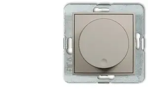 Электронный поворотно-нажимной светорегулятор Karlik MINI Taupe 60MRO-1