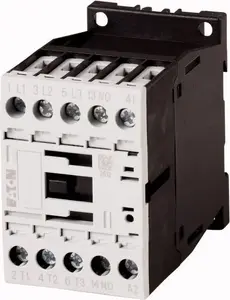 Eaton DILM15-10 Power Contactor, 15A, 3-Pole, 110V AC Coil, 1NO Auxiliary Contact