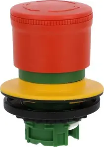 Eaton M30-PVT30 Emergency Stop Pushbutton, 30mm Mounting Hole, Twist-to-Release