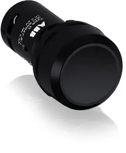 ABB Flush Pushbutton 1NC Black 1SFA619100R1046