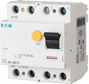 Дифференциальный выключатель Eaton PFIM-6301-S/A-MW 4P 63A 0,1A тип S/A