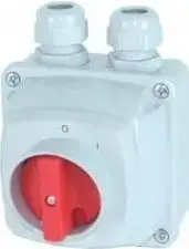 Elektromet E25-13/5 Cam Switch 0-I 3P 25A in IP44 Enclosure with Padlock Facility