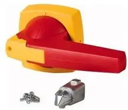 Eaton K2SDR/P Door Coupling Rotary Handle for DMV125/160N Disconnectors, Yellow-Red