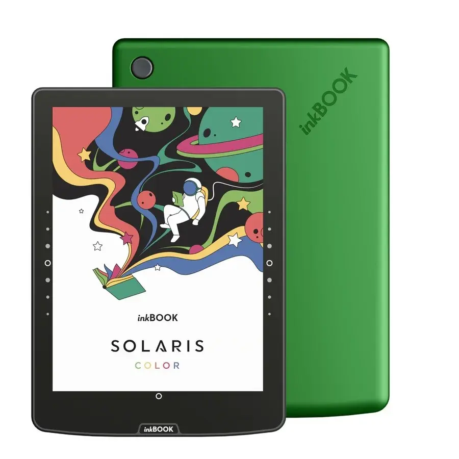 E-grāmatu lasītājs inkBOOK Solaris Color, zaļš
