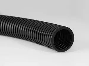 ITAline Corrugated Conduit 750N Black 20mm with Draw Wire