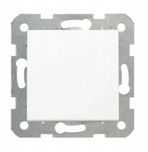 Panasonic Single-Pole Switch, Glossy White, 91440001