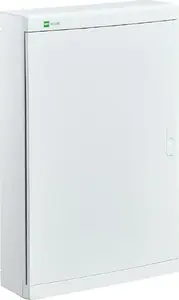 Elegant 3x12 Surface-Mounted Modular Distribution Board with White Door 2445-00