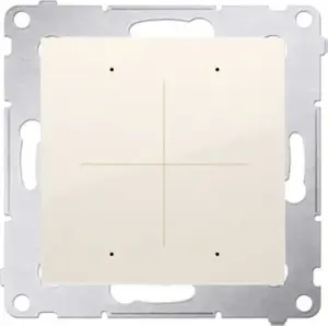 Kontakt-Simon Simon 54 GO WiFi Push-Button Controller for Smart Home Automation, 230V, Cream