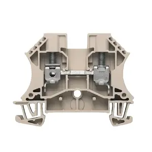 Weidmüller WDU 6 Electrical Terminal, 6 mm² Cable Section, 41 A, Beige