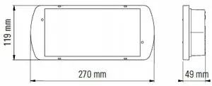 EATON SafeLite SL2MNM42F3C3A Emergency Luminaire, IP42, 200lm, 3H, with 3 Pictograms